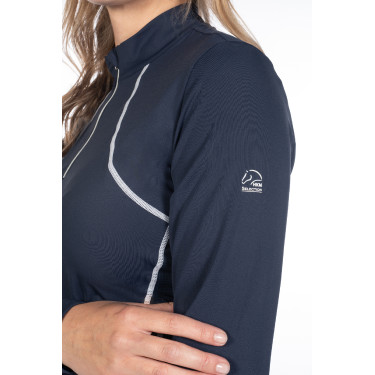 Maglietta funzionale da donna Aruba a maniche lunghe HKM Blu scuro Maglietta funzionale da donna Aruba a maniche lunghe HKM Blu scuro