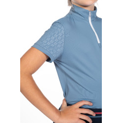 T-shirt funzionale per bambini Aymee HKM Blu grigio