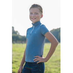 T-shirt funzionale per bambini Aymee HKM Blu grigio