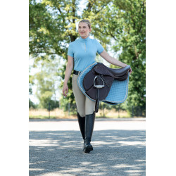 Maglietta tecnica da donna Nashville HKM Azzurro chiaro Blu Maglietta tecnica da donna Nashville HKM Azzurro chiaro Blu