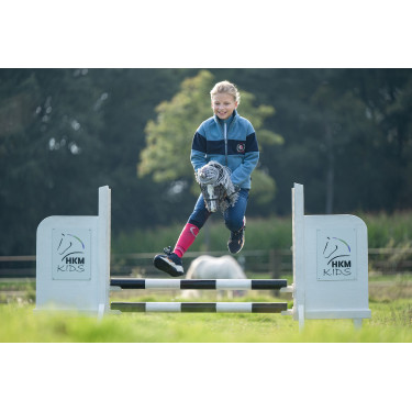 Giacca in pile per bambini Aymee HKM Blu grigio