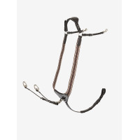 Pettorale elastico Arika LeMieux Marrone / argento Pettorale elastico Arika LeMieux Marrone / argento
