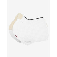 Sottosella ammortizzante LeMieux Lined Close Contact Square Merino+ Bianco / naturale