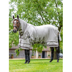 Coperta antimosche LeMieux Kudos Sweet Itch Pietra Grigio