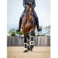 Ghette da dressage in montone LeMieux Motionflex Nero / naturale Ghette da dressage in montone LeMieux Motionflex Nero / naturale