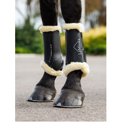 Ghette da dressage in montone LeMieux Motionflex Nero / naturale