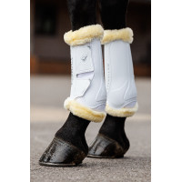 Ghette da dressage in montone LeMieux Motionflex Bianco / naturale