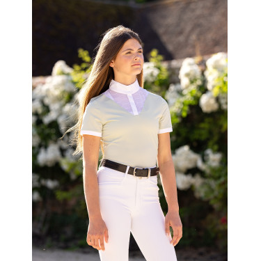 Polo da concorso Eva LeMieux Young Rider maniche corte Polo da concorso Eva LeMieux Young Rider maniche corte