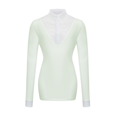 Polo da concorso Eva LeMieux Young Rider a maniche lunghe