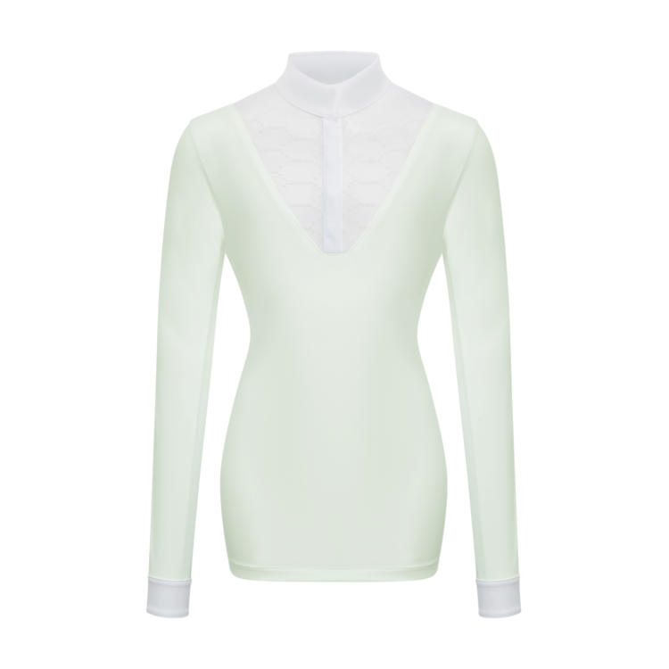 Polo da concorso Eva LeMieux Young Rider a maniche lunghe