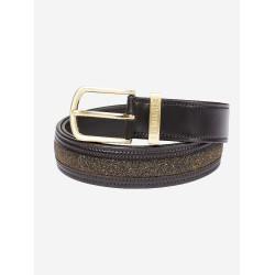 Cintura LeMieux Crystal Insert Marrone