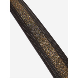 Cintura LeMieux Crystal Insert Marrone
