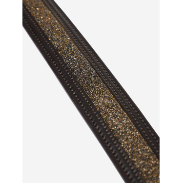 Cintura LeMieux Crystal Insert Marrone