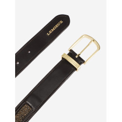 Cintura LeMieux Crystal Insert Marrone