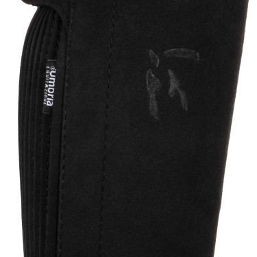 Mini-chaps in tessuto sintetico Amara Umbria Equitazione Nero