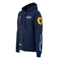 Felpa con Cappuccio Unisex Multilogo Pool's Marina Blu marino