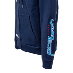 Felpa con Cappuccio Unisex Multilogo Pool's Marina Blu marino