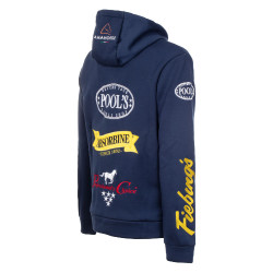 Felpa con Cappuccio Unisex Multilogo Pool's Marina Blu marino