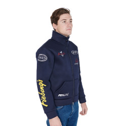 Giacca Unisex Multilogo senza Cappuccio Pool's Marina Blu marino