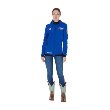Softshell Unisex Multilogo Pool's Blu reale