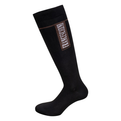 Chaussettes Unisexes en Tissu Stretch Technique Franceschini Noir