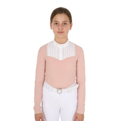 Polo da concorso per ragazza con strass Equestro