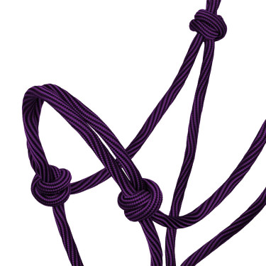 Capestro in Corda Annodata Regolabile Waves Design 8mm Pool's Viola / nero Capestro in Corda Annodata Regolabile Waves Design 8mm Pool's Viola / nero