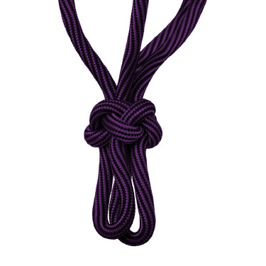 Capestro in Corda Annodata Regolabile Waves Design 8mm Pool's Viola / nero Capestro in Corda Annodata Regolabile Waves Design 8mm Pool's Viola / nero