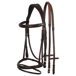 Briglia Modello Classico Padded Supreme Marrone Briglia Modello Classico Padded Supreme Marrone