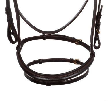 Briglia Modello Classico Padded Supreme Marrone Briglia Modello Classico Padded Supreme Marrone
