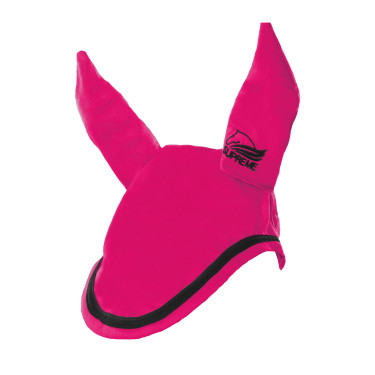 Cuffia per Pony in Cotone con Piping a Contrasto Supreme Fucsia / nero Rosa Cuffia per Pony in Cotone con Piping a Contrasto Supreme Fucsia / nero Rosa