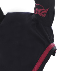 Cuffia per Pony in Cotone con Piping a Contrasto Supreme Marina / fucsia Blu Cuffia per Pony in Cotone con Piping a Contrasto Supreme Marina / fucsia Blu