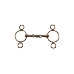 Filetto in acciaio inox con doppia articolazione Umbria Equitazione