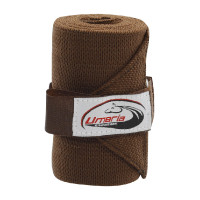 Fasce da Lavoro Elastiche set da 4 Umbria Equitazione Marrone scuro