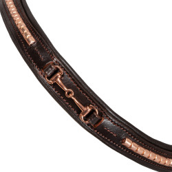 Briglia Inglese con Decorazione del Morso Rose Gold Supreme Briglia Inglese con Decorazione del Morso Rose Gold Supreme