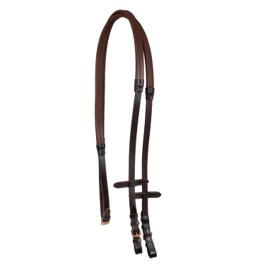 Briglia Inglese con Decorazione del Morso Rose Gold Supreme Briglia Inglese con Decorazione del Morso Rose Gold Supreme