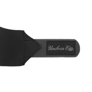 Fasce da Lavoro in Pile ed Elastico in confezione da 4 Umbria Equitazione Nero