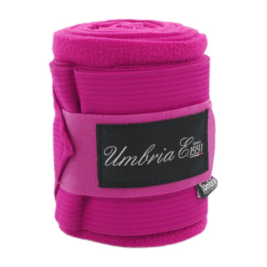Fasce da Lavoro in Pile ed Elastico in confezione da 4 Umbria Equitazione Fucsia Rosa