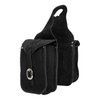 Borsa Anteriore in Scamosciato Lakota Nero Borsa Anteriore in Scamosciato Lakota Nero