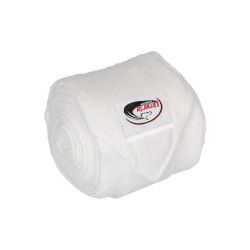 Fasce da riposo in confezione da 4 Umbria Equitazione Bianco