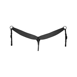 Pettorale in pelle liscia Lakota Nero