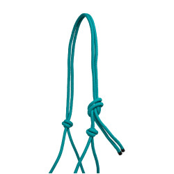 Capestro in Corda Annodata con Decorazioni Navajo Pool's Turchese Blu Capestro in Corda Annodata con Decorazioni Navajo Pool's Turchese Blu