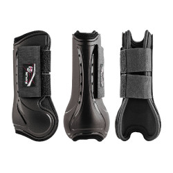 Stinchiere in Neoprene Perforato Airflow con Rinforzo in Plastica Pro-Tech Marrone scuro