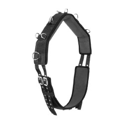 Sottopancia da Allenamento Medio in Nylon e Neoprene Cob Umbria Equitazione Nero