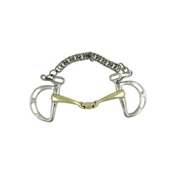 Mors Inox a Olive Pro Bits con catena Umbria Equitazione