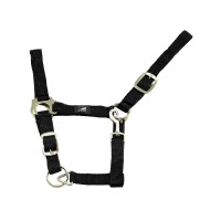 Capestro in Nylon a Doppio Strato con Doppia Regolazione Supreme Nero