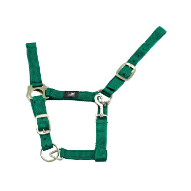 Capestro in Nylon a Doppio Strato con Doppia Regolazione Supreme Erba verde