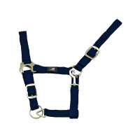 Capestro in Nylon a Doppio Strato con Doppia Regolazione Supreme Marina Blu marino