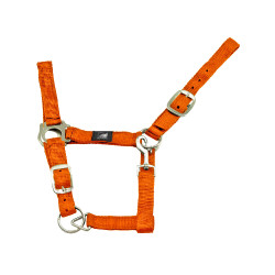 Capestro in Nylon a Doppio Strato con Doppia Regolazione Supreme Arancione