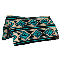 Tappeto NZ Wool Contour Shape 33x38 Pool's Beige / blu